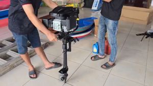 Máy Chạy Thuyền Ca Nô Loncin 7.5 hp. Động Cơ Xuồng Hơi Thuyền Nhôm Công suất Lớn Động cơ chạy Ca Nô .Máy chạy xuồng ghe
