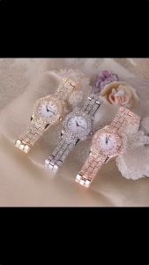 Jam Tangan Wanita Original Asli Jam Tangan Kuarsa Fashion Wanita Penuh Berlian Tahan Air