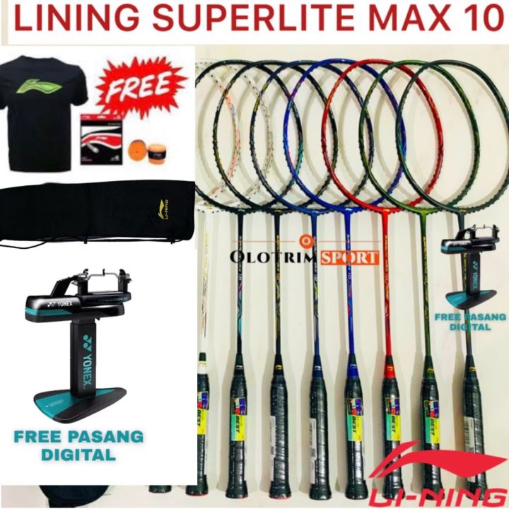 Raket Badminton Lining SuperLite MAX 10 Original Raket Badminton