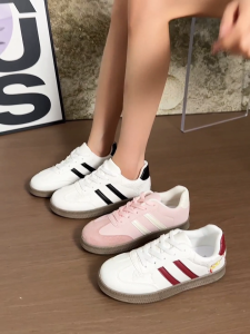 YOTO 2025 Trending Embroidered Cartoon Cat Trainer Sneakers For Women Soft Cute Chic Casual Shoes