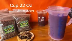 CUP 16 OZ 18 OZ 22 OZ SLIM JUMBO (SABLON "ES LARIS" ISI 250 PCS) | CUP SABLON | CUP ES