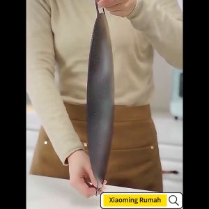 Wajan Panggangan Grill Pan Korea Datar Anti Lengket Ukuran 34cm Korea Marble Non Stick Multi Gunakan