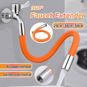 Digeo 360 Degree Rotatable Faucet Extender Faucet Bathroom and Balcony Use Water Pipe Extension Hose
