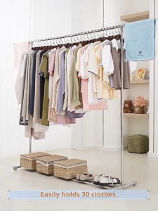 SPACEMADER 200cm Rust proof Adjustable Extendable Clothes Drying Rack Heavy Duty metal Laundry Rack Balcony Adjustable Heavy Duty Laundry Stand Rack