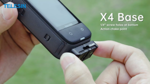 TELESIN 1/4 Screw to GoPro Action Camera Mount Base Adapter for Insta360 X4