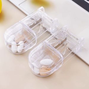 New Portable Pill Splitters Cutter Medicine Vitamin Split Drugs Tablet Cutting Pills Box Container Storage Cases Organizer Care