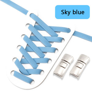 Thick Elastic Shoelaces with Rubber Bands Flat Shoelaces for Sports Enthusiasts Convenient Lazy Shoes Lace Accessories Shoestrin