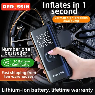 DERLSSIN | Portable Dual Cylinder Electric Air Pump