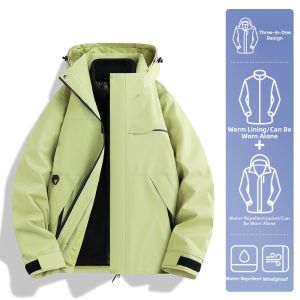 XUEFENGLANGYIN | Lightweight 3-in-1 Waterproof Windproof Jacket