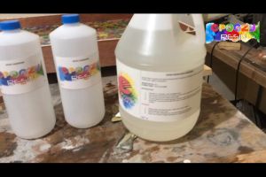 Epoxy Resin Transparent  Crystal Clear with Hardener Ratio: 2:1 Jewelry Making and rivertable ( 500 ML )