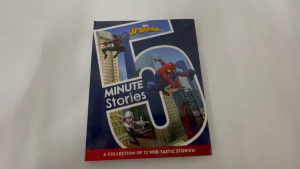 Marvel Spiderman Bedtime Stories Collection Book with 12 Stories for Kids to Read 188 Pages
