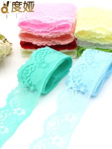 Phụ Kiện Trang Trí Ren Rỗng Đơn Một Bên Hoa Kiểu Dáng Viền Váy Viền Cửa Sổ Sofa Viền Quần Áo Vải Đen Trắng