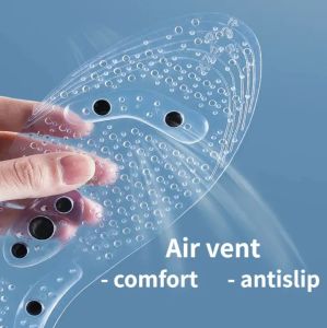 SRIEI 1 Pair Magnetic Massage Insoles Foot Massager Acupressure Insoles Slimming Foot Therapy Pain Relief Shoe Insoles