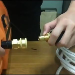 BeautyBoost  ข้อต่อเครื่องฉีดน้ำแรงดันสูงสำหรับข้อต่อในสวนข้อต่อ1 4ข้อต่อสวมเร็วข้อต่อเครื่องทำความสะอาดแรงดันสูง