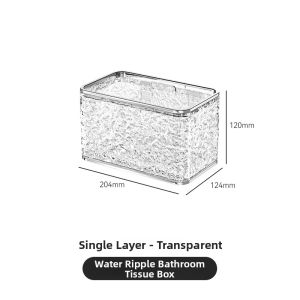 Non-Drill Aesthetic Luxury Tissue Box