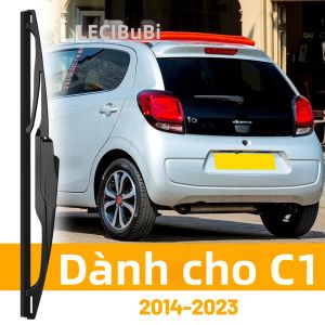 Lưỡi Gạt Nước Kính Chắn Gió Phía Sau Cho Citroen C1 2014-2023 Phụ Kiện Gạt Nước Cửa Sổ Cao Su Màu Đen
