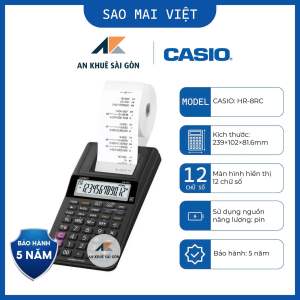 Máy tính in giấy Casio HR-8RC Chính Hãng
