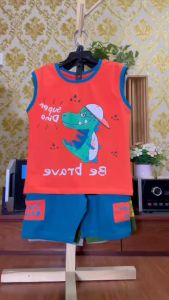 [Cao Cấp Cực Đẹp] Đồ Bộ Ba Lỗ Bé Trai Size Đại 18-30kg Thun Cotton Co Giãn 4 Chiều Mềm Mịn.Bộ Ba Lỗ Bé Trai.1715