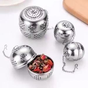[HCM] Bóng lọc inox có dây treo không gỉ nhiều kích thước lọc trà inox- GL314
