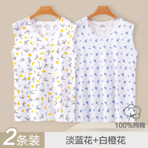 Áo Ba Lỗ Cotton Nguyên Chất Không Tay Cho Phụ Nữ Mỏng Mùa Hè Cỡ Lớn Hoàn Hảo Cho Các Bà Mẹ Cao Tuổi Và Trung Niên
