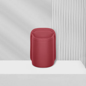 Kcimo PU Leather Car Door Cup Holder Box Back Clip Design Drink Rack Storage Bin Universal Car Seat Back Water Cup Box Organizer