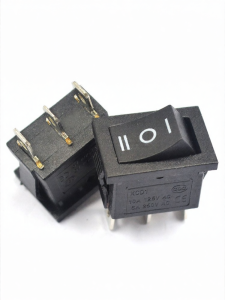 Risym | Power Boat Switch 3-position Toggle Black 2 pieces