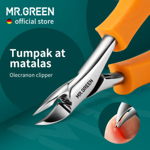 MR.GREEN Nail Clippers Ingrown Toenail Cutter Anti-Splash Olecran Podiatry Toe Nail Paronychia Correction Pedicure Manicure tool