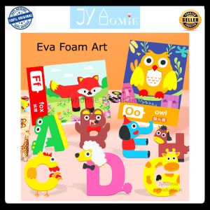 Sticker ABC Sticker Eva Sticker for Kids Sticker Art Craft Montessori Toy Mainan Art Mainan Stiker Mainan Sticker Mainan Kanak