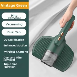 Wireless High-Airy Handheld Dust Mite Eliminator UV Sanitizer Small Vacuum Cleaner for Bed Home Use Digital Brand 1 Year Warranty