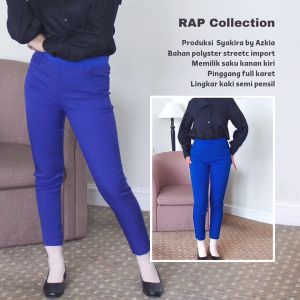 Celana Kerja Karet Biru Benhur: Bahan & Kualitas Terbaik