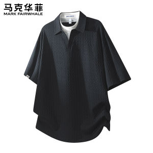 Mark Fairwhale | Two-piece Style Summer Mens Polo Shirt