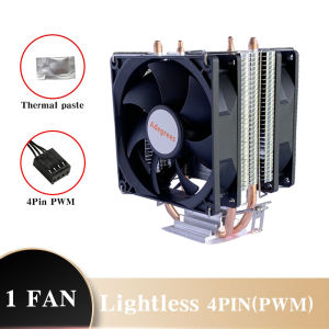 2/4 Heat Pipes CPU Air Cooler 90MM 3PIN/4PIN CPU Cooling Fan For Intel LGA 775 1366 1151 1155 1200 1700 2011 X99 AMD AM3 AM4 AM5