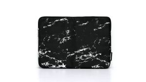 (11~15 Inch)MR Typo Laptop Bag Marble Pattern Laptop Sleeves Case Messenger Bag Waterproof Shockproof Macbook Beg平板电脑包