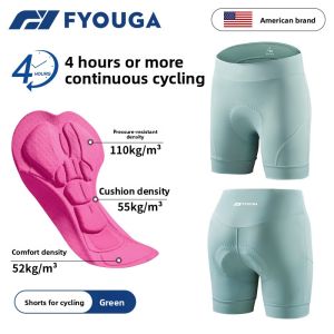 FYOUGA | Womens Cycling Shorts with Pad