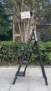 Household Folding Small Ladder Trestle Ladder Climbing Ladder Indoor Step Three Step Multifunctional Step Ladder