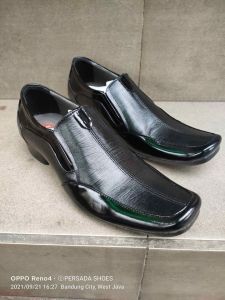 SEPATU PANTOFEL FORMAL KULIT PRIA PERSADA 6029 HITAM ( PRODUKSI SENDIRI )