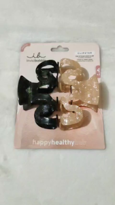 invisibobble CLIPSTAR Eclipse 2-Piece Stylish Hair Claw Set for Thick & Curly Hair