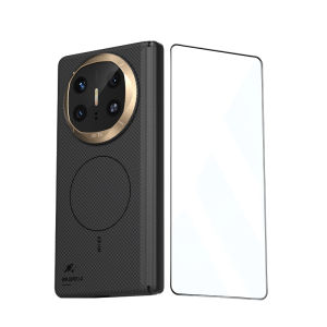 BLUEO | Limited Edition Carbon Fiber & Aramid Case and Tempered Glass Protector for Huawei Phones
