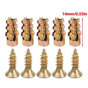 Metal Anchors With Screw Heavy Duty Hollow Wall Anchor Expansion For Drywall Concrete Self Tapping Drilling Plug Screw Fasteners