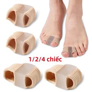Dụng Cụ Tách Ngón Chân Bằng Silicon Dụng Cụ Chăm Sóc Móng Miếng Lót Gel Chỉnh Hình Ngón Chân Cái Bị Vẹo Dụng Cụ Chỉnh Hình Bàn Chân (Combo 1/2/4 Cái)