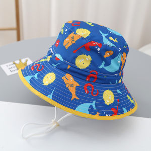 Baby Sun Protection Hat Breathable UV Protection Fishing Cap Boys Girls Childrens Summer Anti-Uv Hat Outdoor Travel Hat