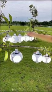 2in1 Solar Light Bulb Emergency Lights Rechargeable Portable Outdoor Light USB Waterproof Led Light