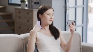 Philips Massage Gun Mini Massage Gun Electronic Massager Muscle Massager 5 Adjustable Speed 2 Heads 236g