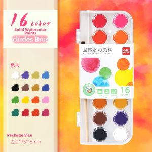 deli | Beginner Child Friendly Washable Non Toxic Solid Watercolor Paint Set