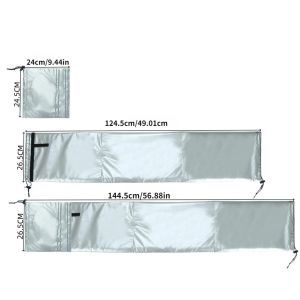 Waterproof Material Air Conditioner Hose Cover Heat Insulation Dustproof Exhaust Pipe Protection Cover Energy Saving Adjustable