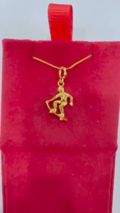 Poh Heng Jewellery 22K Ace of Skateboarding Pendant in Yellow Gold [Price By Weight]