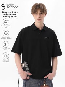 JEENSYIU | Áo Polo Hút Ẩm Chống Tia UV Làm Mát Kháng Khuẩn Ion Âm 250g