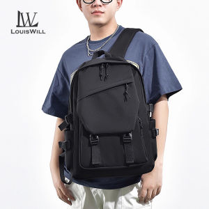 LouisWill Men Backpack Laptop Backpack Waterproof Travel Backpack Business Bag College Backpack Casual Shoulder Bag Anti Theft Back Pack School Bag