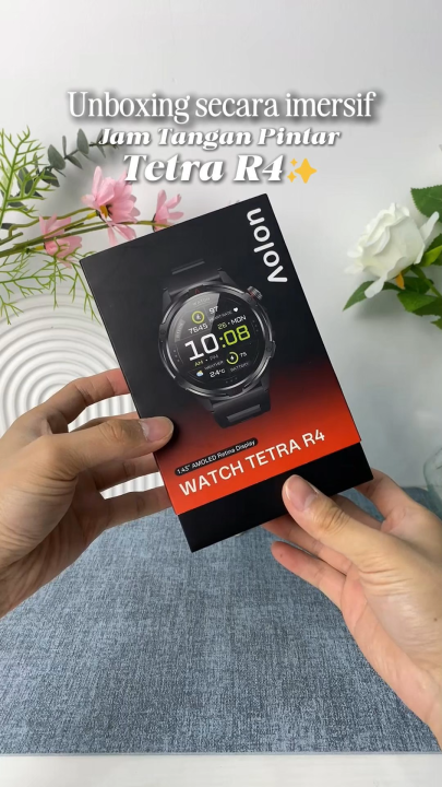 Aolon Tetra R4 Smartwatch 1.46'' Amoled Always-on display Connect to Strava/Cover Lock/Compass/Bluetooth Call 350mah 466*466 Display Heart Rate Smart Watch Jam tangan pintar pria dewasa 2025