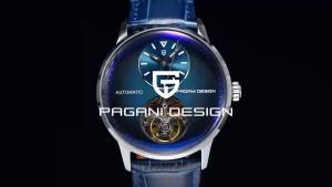 2026 Pagani design Luxury Moon mens Tourbillon Automatic Watches Stainless Steel Luminous Diving Mens Mechanical Watch leather